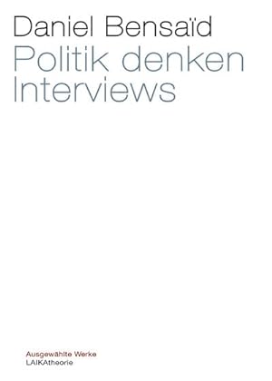 Seller image for Politik denken. Interviews for sale by Smartbuy