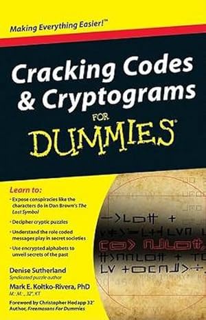 Immagine del venditore per Cracking Codes and Cryptograms For Dummies venduto da Smartbuy