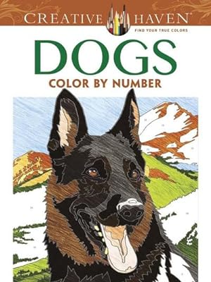 Bild des Verkufers fr Creative Haven Dogs Color by Number Coloring Book zum Verkauf von Smartbuy