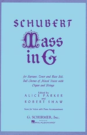 Seller image for Mass in G : Satb for sale by Smartbuy