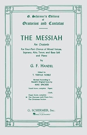 Imagen del vendedor de Messiah (Oratorio, 1741): Chorus Parts a la venta por Smartbuy