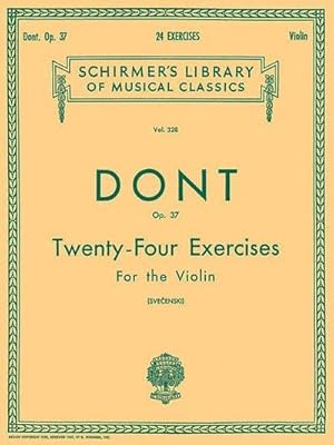 Bild des Verkufers fr 24 Exercises, Op 37 : Schirmer Library of Classics Volume 328 Violin Method zum Verkauf von Smartbuy