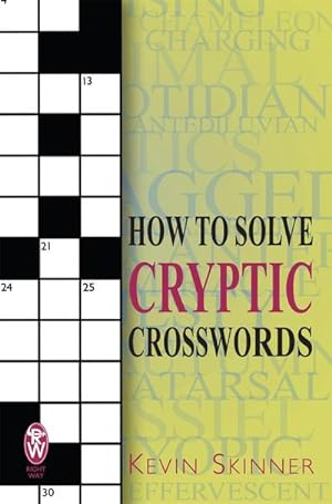 Bild des Verkufers fr How to Solve Cryptic Crosswords zum Verkauf von Smartbuy