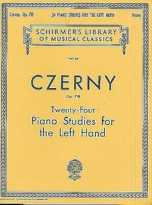 Seller image for 24 Studies for the Left Hand, Op. 718 : Schirmer Library of Classics Volume 60 Piano Technique for sale by Smartbuy