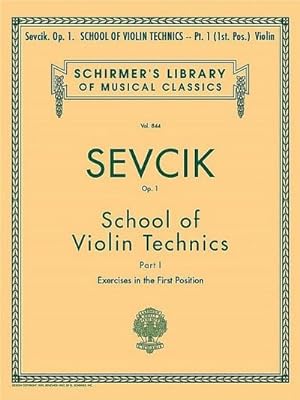 Imagen del vendedor de School of Violin Technics, Op. 1 - Book 1 : Schirmer Library of Classics Volume 844 Violin Method a la venta por Smartbuy