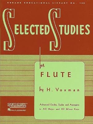 Bild des Verkufers fr Selected Studies: For Flute zum Verkauf von Smartbuy