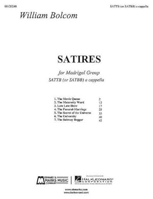 Seller image for Satires: Satb Madrigal Group A Cappella for sale by Smartbuy