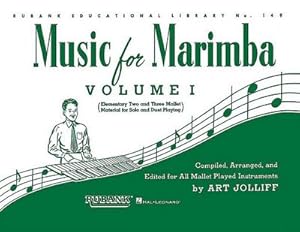 Bild des Verkufers fr Music for Marimba - Volume I: Elementary 2- And 3-Mallet Solos and Duets zum Verkauf von Smartbuy