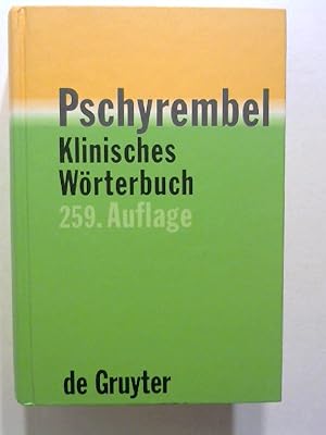 Pschyrembel Klinisches Wörterbuch