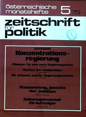 Seller image for Staatsvertrag, jenseits der Jubilen. - in: Zeitschrift fr Politik. sterreichische Monatshefte. 5; 31. Jahrgang; for sale by books4less (Versandantiquariat Petra Gros GmbH & Co. KG)