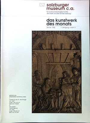 Bild des Verkufers fr Salzburg und die Renaissance. Die Flgeltafeln des ehemaligen Irrsdorfer Marienaltares; Das Kunstwerk des Monats. 7. Jahrgang / Blatt 71; zum Verkauf von books4less (Versandantiquariat Petra Gros GmbH & Co. KG)