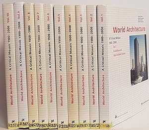 Bild des Verkufers fr World Architecture 1900-2000: A Critical Mosaic (10 vols.set/ 10 Bnde KOMPLETT) zum Verkauf von books4less (Versandantiquariat Petra Gros GmbH & Co. KG)
