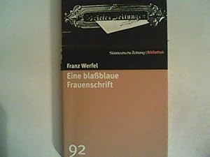 Bild des Verkufers fr Eine blablaue Frauenschrift - Erzhlung zum Verkauf von ANTIQUARIAT FRDEBUCH Inh.Michael Simon