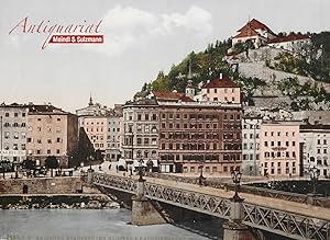Bild des Verkufers fr Salzburg. Stadtbrcke, Kloster & Kapuzinerberg". zum Verkauf von Antiquariat MEINDL & SULZMANN OG