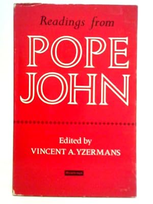 Bild des Verkufers fr Readings from Pope John zum Verkauf von World of Rare Books