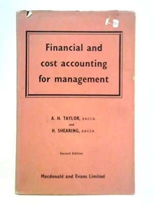 Bild des Verkufers fr Financial and Cost Accounting For Management zum Verkauf von World of Rare Books