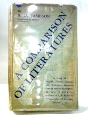 Seller image for A Comparison Of Literatures by R.D.Jameson for sale by World of Rare Books