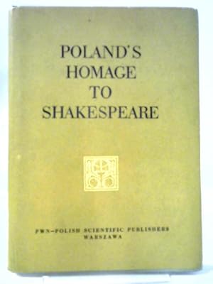 Immagine del venditore per Poland's Homage to Shakespeare venduto da World of Rare Books