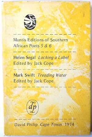 Bild des Verkufers fr Mantis Editions of Southern African Poets 5 & 6 zum Verkauf von PsychoBabel & Skoob Books