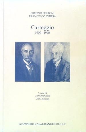 Imagen del vendedor de Carteggio 1900 - 1940 a la venta por Librodifaccia