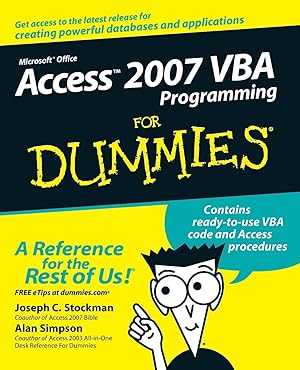 Seller image for Access 2007 VBA Programming For Dummies for sale by moluna