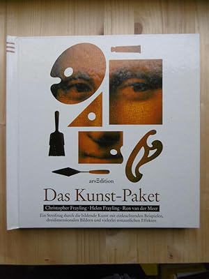 Seller image for Das Kunst-Paket. Ein Streifzug durch die bildende Kunst mit einleuchtenden Beispielen, dreidimelsionalen und vielerlei erstaunlichen Effekten. for sale by Antiquariat Steinwedel