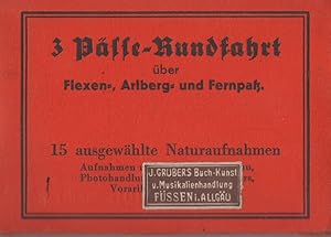 Flexen Arlberg Fernpak Austria 15 Miniature Photo Antique Set