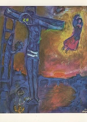Seller image for Marc Chagall The Crucifixion Painting Postcard for sale by Postcard Finder