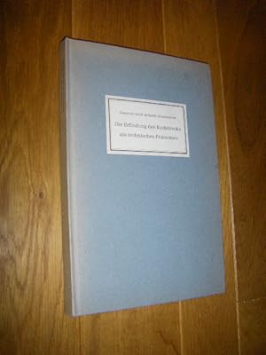 Seller image for Die Erfindung des Buchdrucks als technisches Phnomen for sale by Versandantiquariat Rainer Kocherscheidt