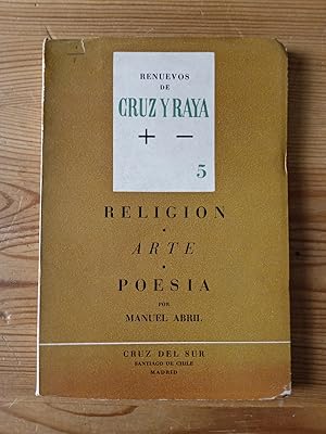 Seller image for Religin. Arte. Poesa for sale by Vrtigo Libros
