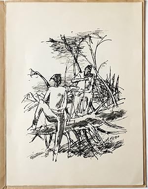 Seller image for Sechs Lithographien von Schweizer Knstlern. for sale by Versand-Antiquariat Rainer Richner