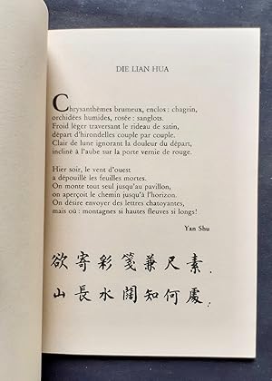 Image du vendeur pour Pomes  chanter de l'poque Song - Traduction du chinois par Yun Shi - mis en vente par Le Livre  Venir