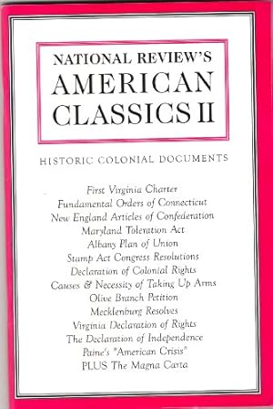Seller image for National Review's American Classics II (Historic Colonial Documents) for sale by Redux Books