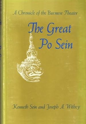 Seller image for The great Po Sein : a chronicle of the Burmese theater for sale by Joseph Burridge Books