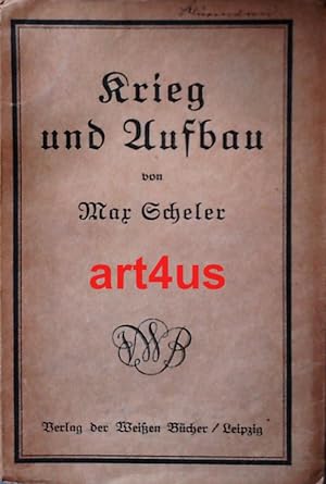 Bild des Verkufers fr Krieg und Aufbau. zum Verkauf von art4us - Antiquariat