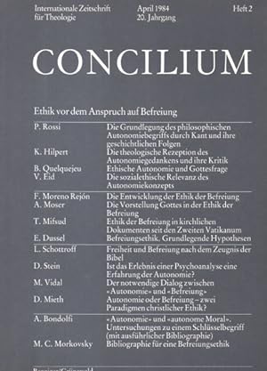 Seller image for Concilium. Heft 2. 20. Jahrgang. 1984. : Ethik vor dem Anspruch auf Befreiung. for sale by Auf Buchfhlung