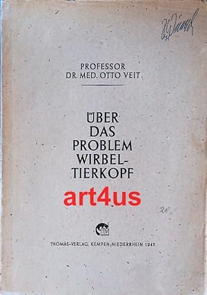 Bild des Verkufers fr ber das Problem Wirbeltierkopf : Vorlesungen fr Studierende der Medizin. zum Verkauf von art4us - Antiquariat