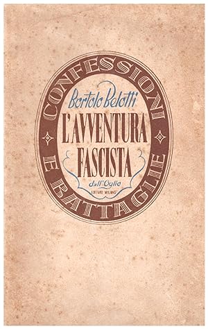 Seller image for L'avventura fascista for sale by Studio Bibliografico Michelotti