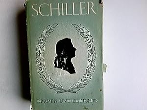 Bild des Verkufers fr Dramen und Gedichte. Friedrich Schiller. Hrsg. von d. Dt. Schillergesellschaft. Ausgew. u. eingel. von Erwin Ackerknecht, Hermann Binder [u.a.] zum Verkauf von Antiquariat Buchhandel Daniel Viertel