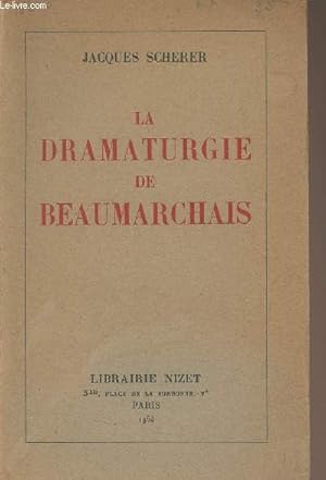 Image du vendeur pour La dramaturgie de Beaumarchais mis en vente par Le-Livre