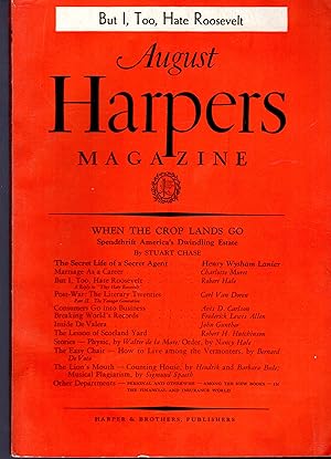 Imagen del vendedor de Harpers (Harper's) Magazine: No. 1025: August, 1936 a la venta por Dorley House Books, Inc.