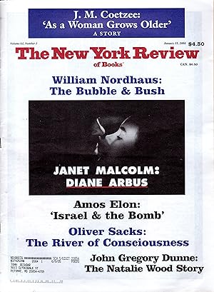 Seller image for The New York Review of Books: Volume LI, No. 1: January 15, 2004 for sale by Dorley House Books, Inc.