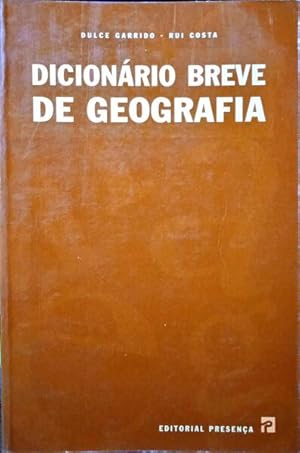 Immagine del venditore per DICION�RIO BREVE DE GEOGRAFIA. venduto da Livraria Castro e Silva