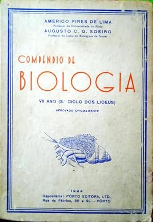 Imagen del vendedor de COMPNDIO DE BIOLOGIA. VII ANO. a la venta por Livraria Castro e Silva