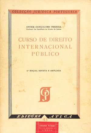 Bild des Verkufers fr CURSO DE DIREITO INTERNACIONAL PBLICO. zum Verkauf von Livraria Castro e Silva