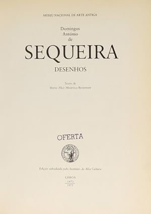 Seller image for DOMINGOS ANTNIO DE SEQUEIRA. DESENHOS. for sale by Livraria Castro e Silva