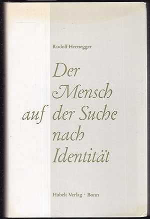 Bild des Verkufers fr Der Mensch auf der Suche nach Identitt Kulturanthropologische Studien ber Totemismus, Mythos, Religion zum Verkauf von Graphem. Kunst- und Buchantiquariat