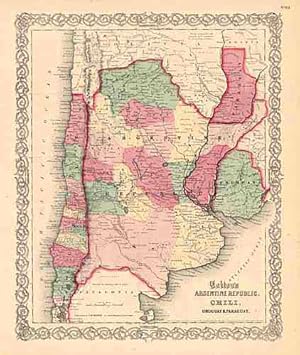 Seller image for Argentine Republic, Chili, Uruguay and Paraguay for sale by Art Source International Inc.