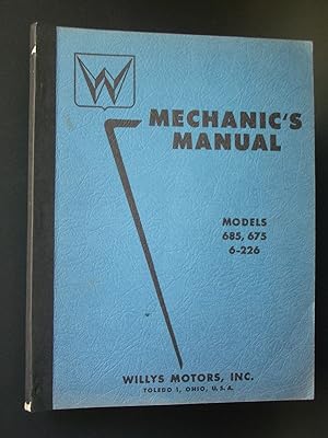 Mechanic' Manual Models 685, 675, 6-226