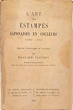 Imagen del vendedor de L'art des estampes japonaises en couleurs. 1680 - 1935. aperu historique et critique a la venta por Libro Co. Italia Srl